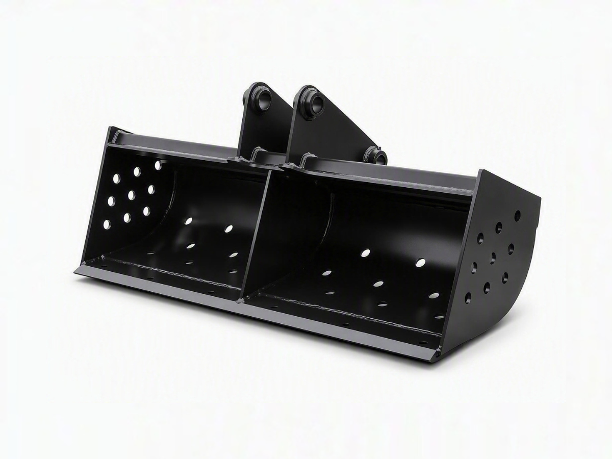 An image showing the front view of JCB Ditching Bucket - 1200mm/47.2" (Part 980/A0354)